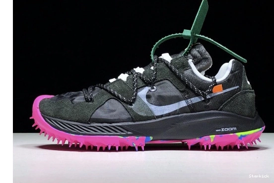 CD8179-001 x O-W Nike 5 Zoom Kiger Terra Black 0721